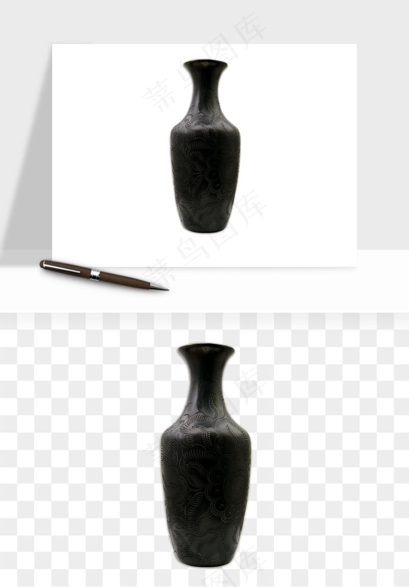 花瓶摆件陶瓷png免抠