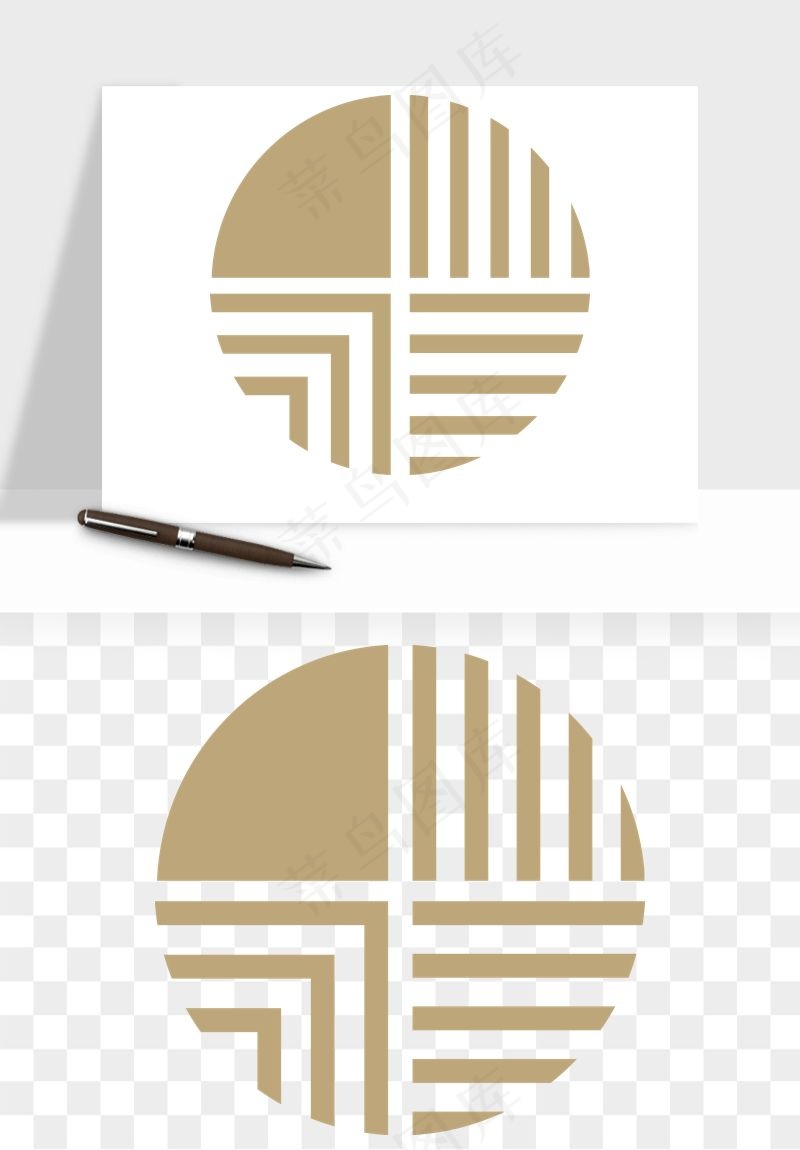 中式镂空古典图案png免抠