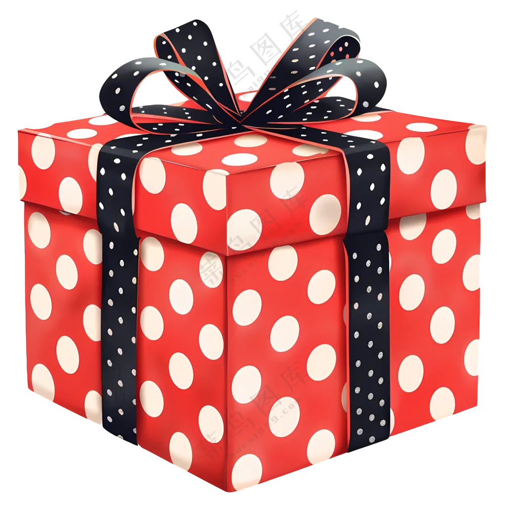 红色礼盒素材