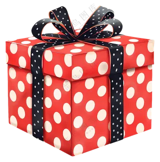 红色礼盒素材