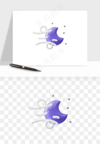 立体天气图标png免抠