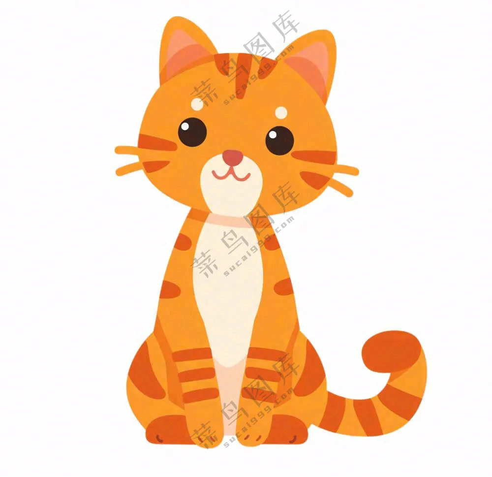 萌宠宠物卡通小猫可爱免抠