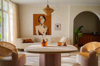 家装家居设计简约风室内装修摄影图