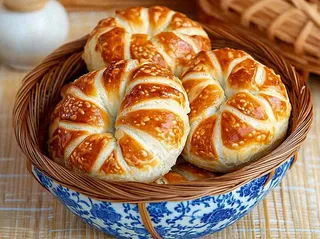 烘焙面包美食摄影图