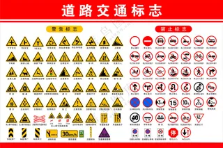交通标识禁止标志设计