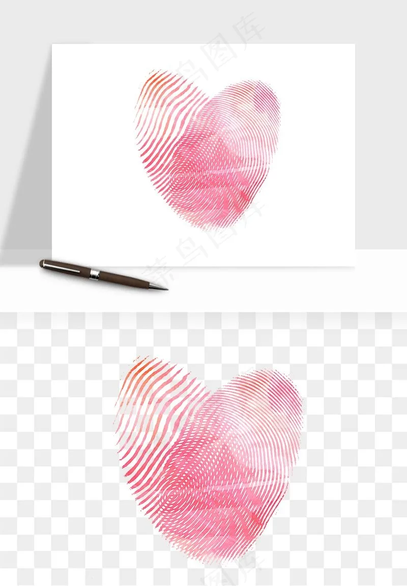 指纹手指纹路png免抠