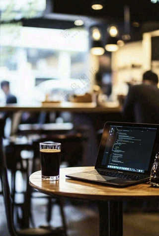 咖啡拿铁下午茶饮品摄影图