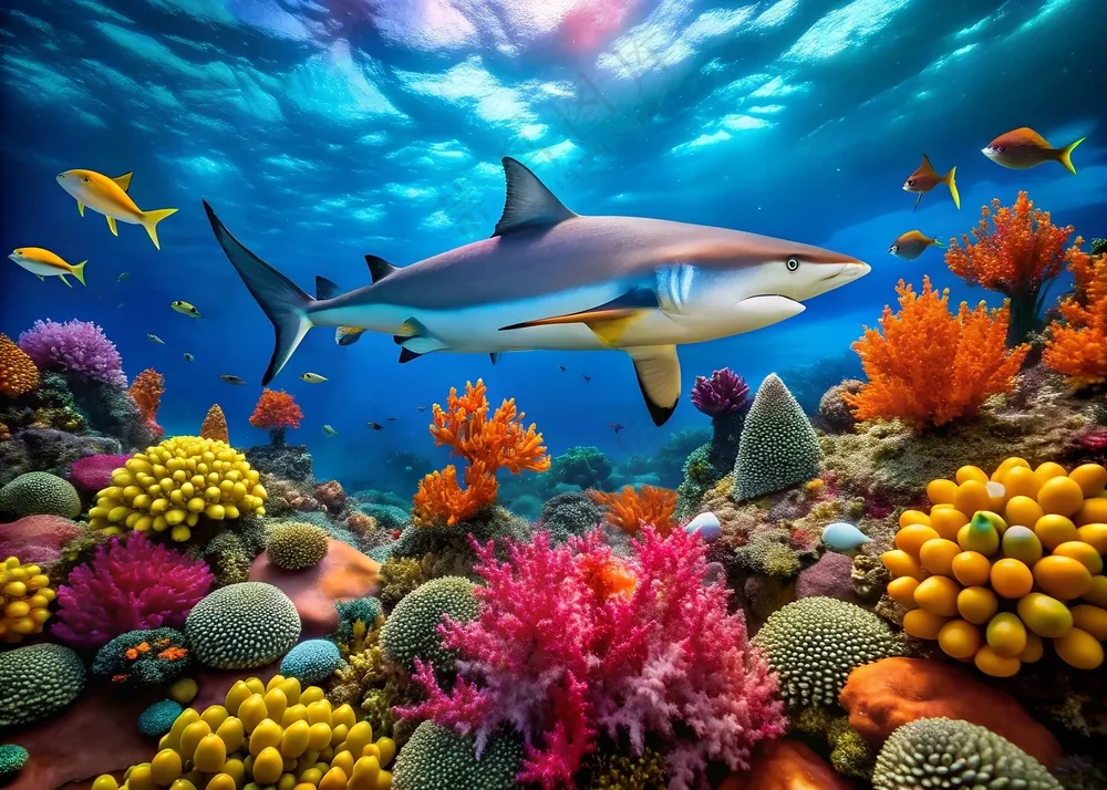 五彩缤纷海底世界