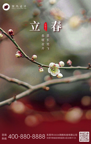 立春手机海报