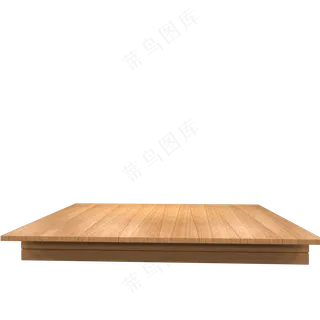 实木桌子透明素材