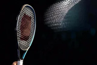 网球拍运动摄影图