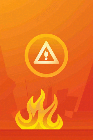 高温预警炎热背景