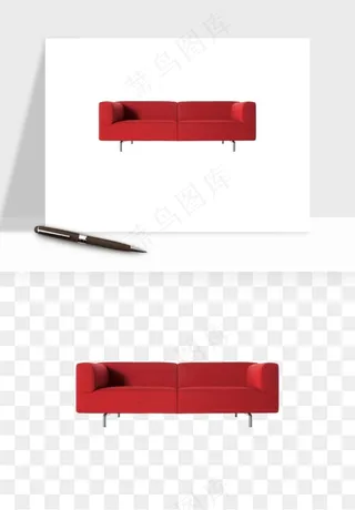 现代沙发家具png免抠