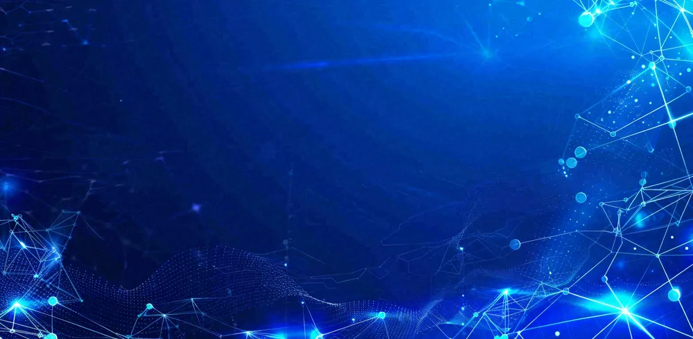 数码科技线光几何背景