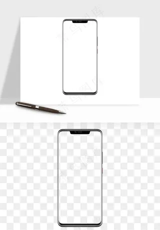 手机样机边框元素png免抠