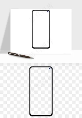 手机样机边框元素png免抠