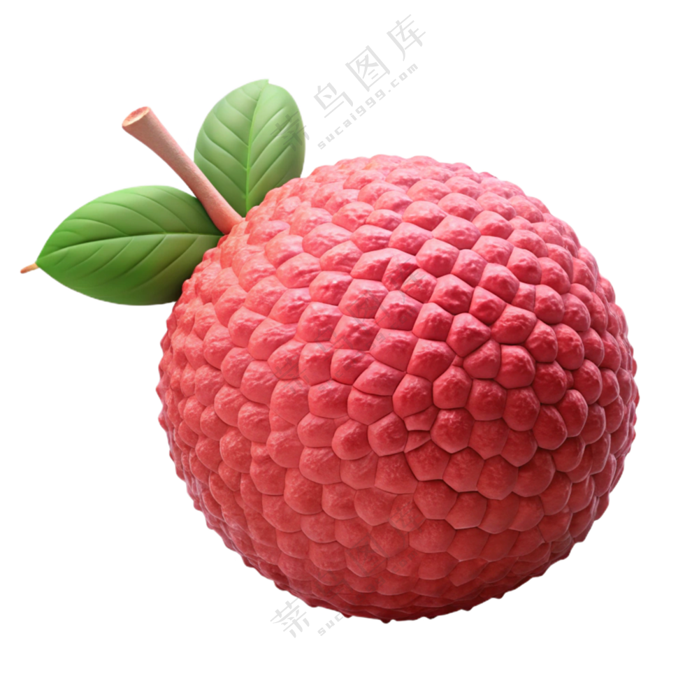 水果3D立体美味荔枝