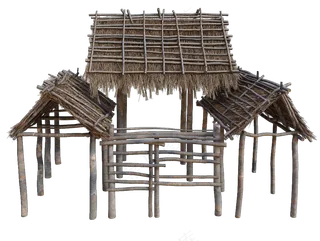 png免抠古代木构临时建筑