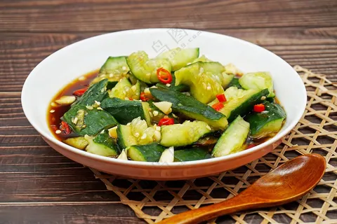 凉拌黄瓜美食图片