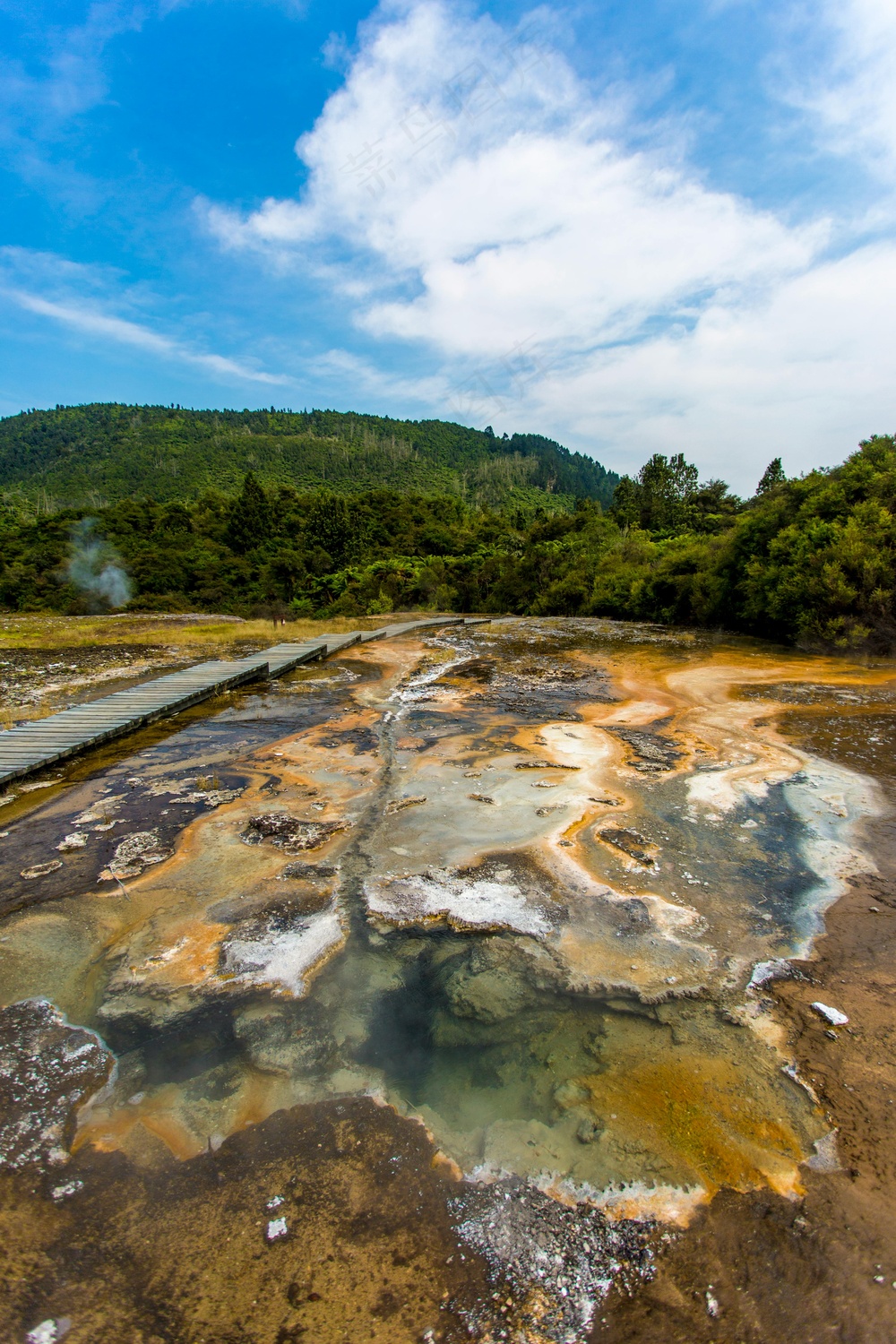 多彩地热奇观：自然之韵与生态之旅