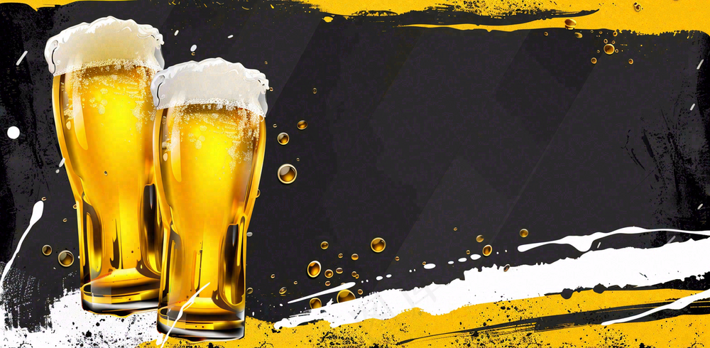 饮品啤酒饮料背景