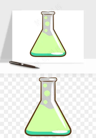 卡通化学实验设备器材png免抠图