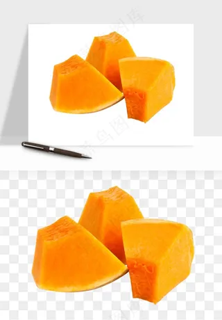 木瓜水果png免抠