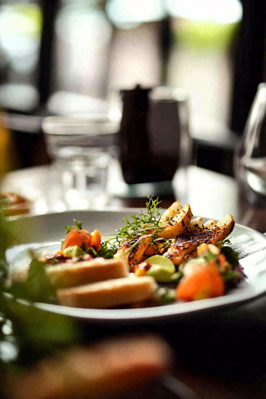 西餐午餐晚餐美食摄影图