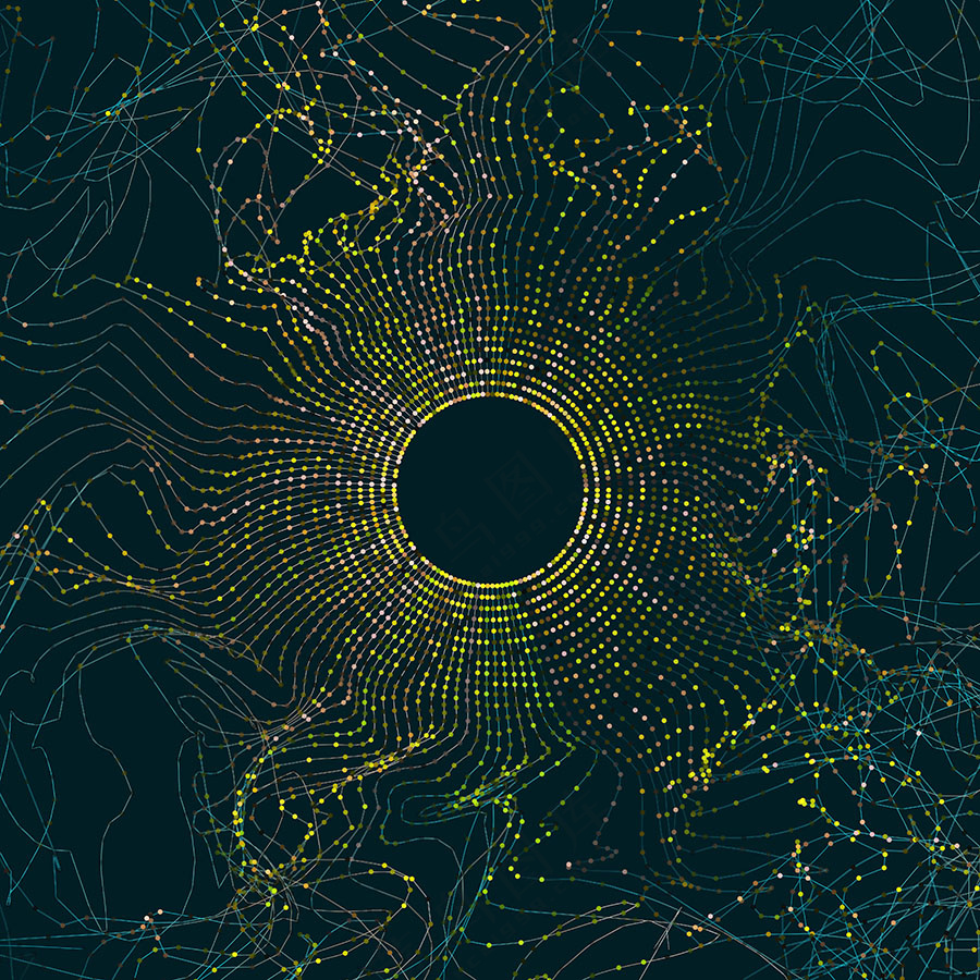 线条设计-海报背景-科技感-矢量图U (3)