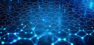 深蓝色科技背景