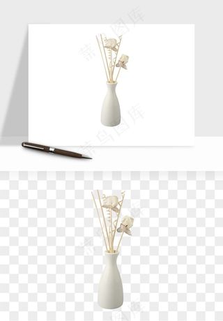花瓶摆件花艺png免抠图