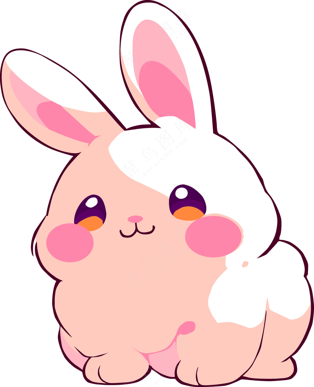 小白兔卡通图案
