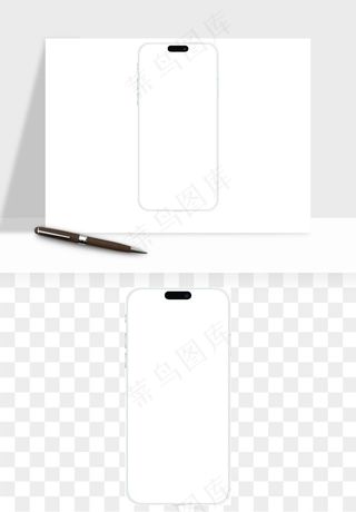 手机边框模型矢量png免抠