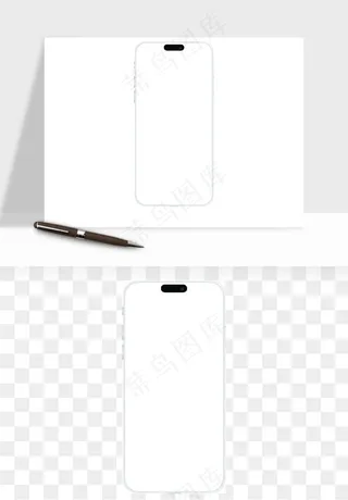 手机边框模型矢量png免抠
