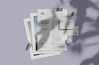 传单海报名片折页样机办公文具企业vi提案样机-9