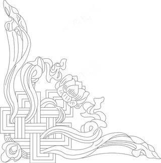 矢量  荷花角花