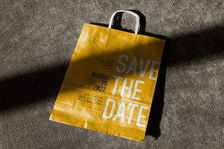 03咖啡奶茶包装袋样机纸袋手提袋外卖袋样机