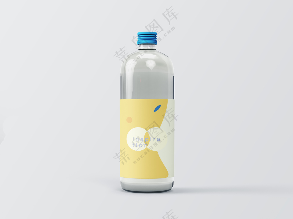 纯净水瓶子塑料瓶矿泉水瓶包装VI样机
