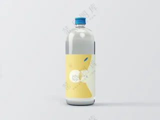 纯净水瓶子塑料瓶矿泉水瓶包装VI样机