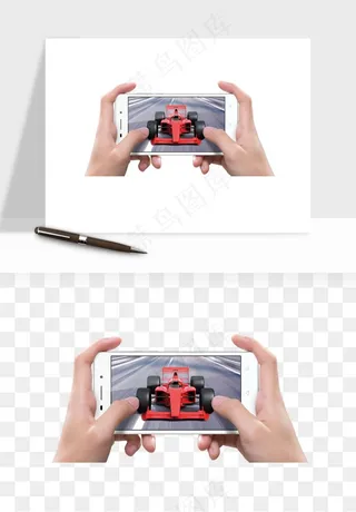 手拿手机素材png免抠