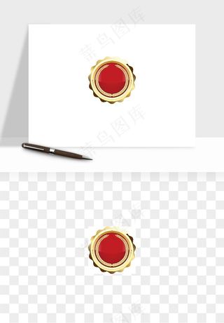 奖章勋章品质标签矢量png免抠