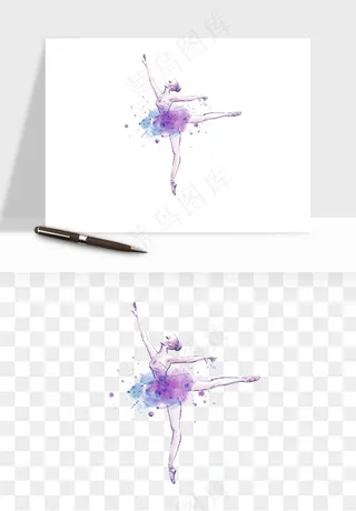 跳舞芭蕾女孩png免抠