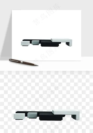 现代沙发家具png免抠