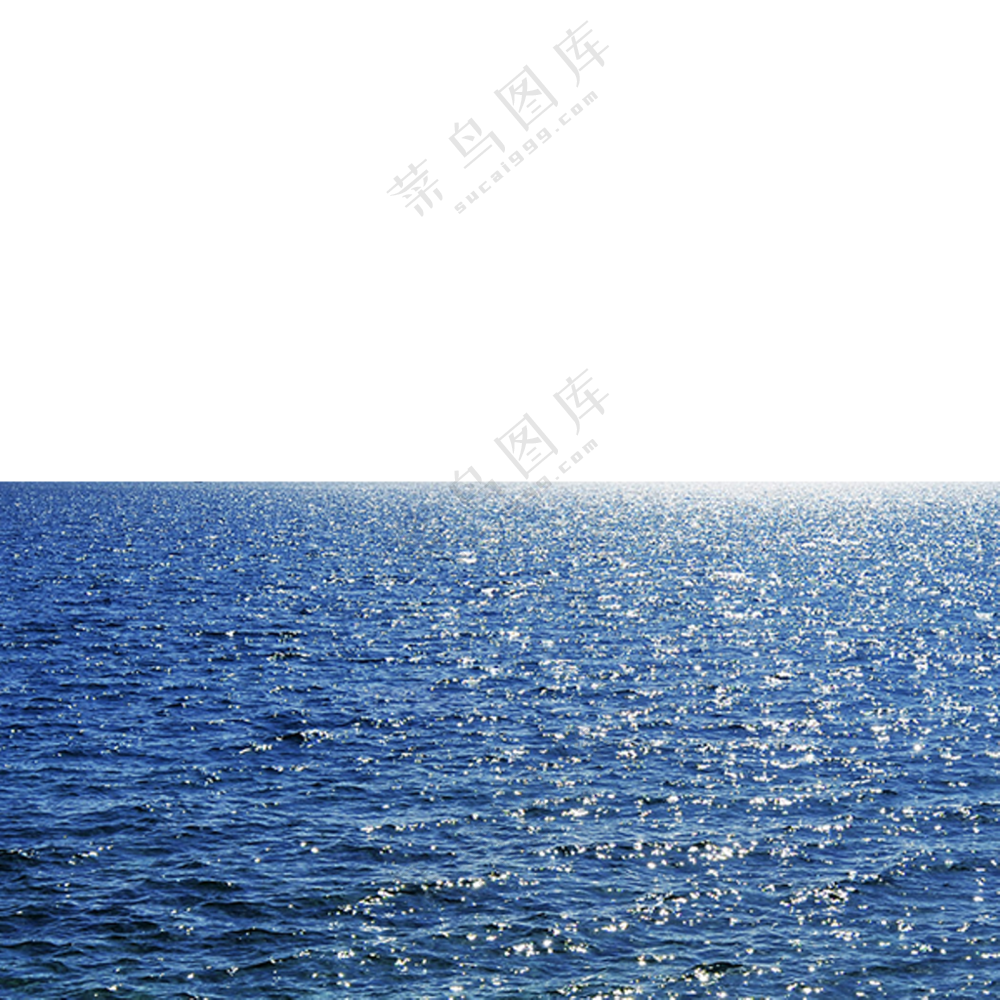 水面上的粼粼波光风景免抠图片素材