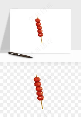 冰糖葫芦png免抠