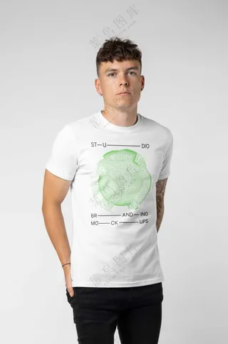 短袖T恤企业文化衫样机14