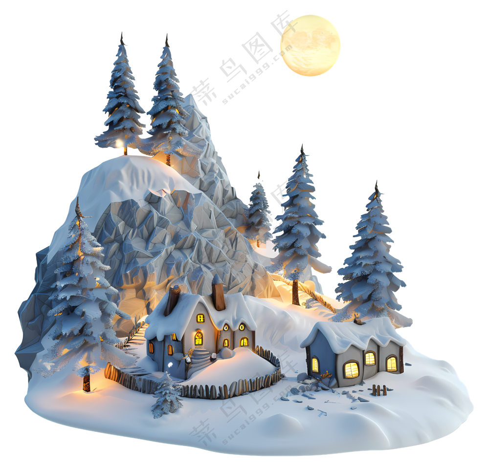 冬夜——冬夜雪村