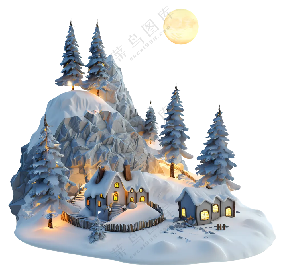 冬夜——冬夜雪村