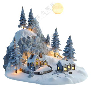 冬夜——冬夜雪村