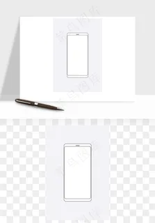 手机边框模型矢量png免抠